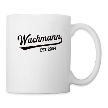 Wachmann 2024 Beruf Fachkraft Schutz Sicherheit - Tasse - Weiß - Rechts