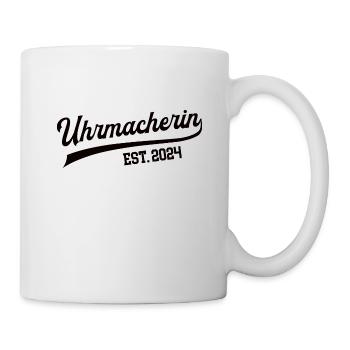 Uhrmacherin 2024 Beruf Uhrmacher Frau Uhrmacherei - Tasse - Weiß - Rechts