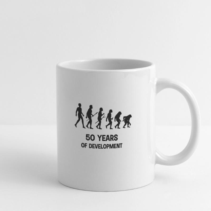 50 ans d’évolution Mug blanc
