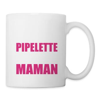 je suis une future maman pipelette ! future maman - Mug blanc - blanc - Droite