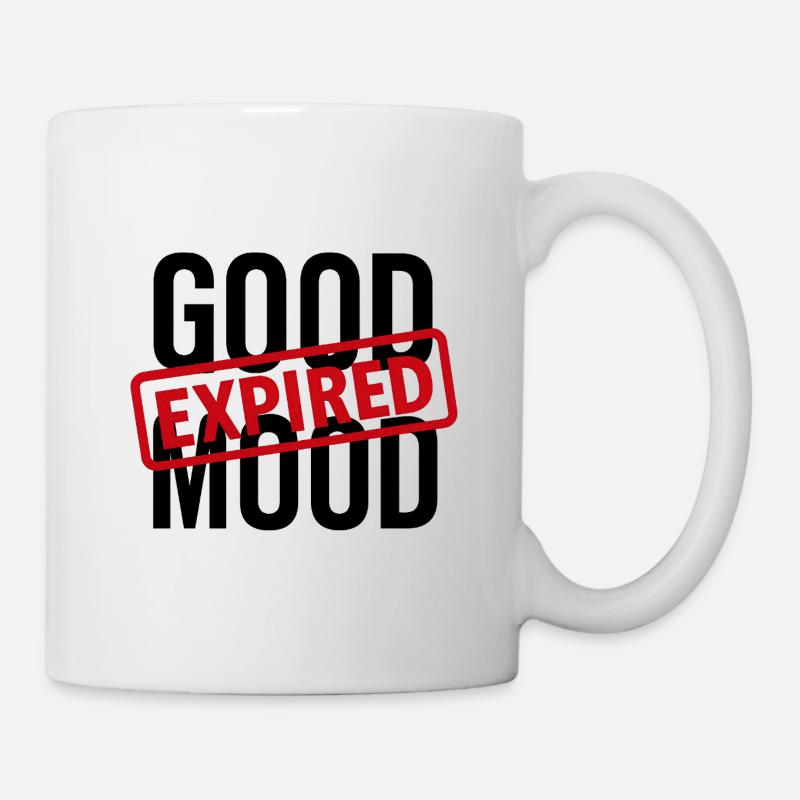 GOOD MOOD EXPIRED - Tasse - Weiß