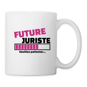 future juriste - Mug blanc - blanc - Droite