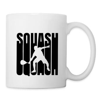 Squash Sport Squashsport Squashschläger Geschenk - Tasse - Weiß - Rechts