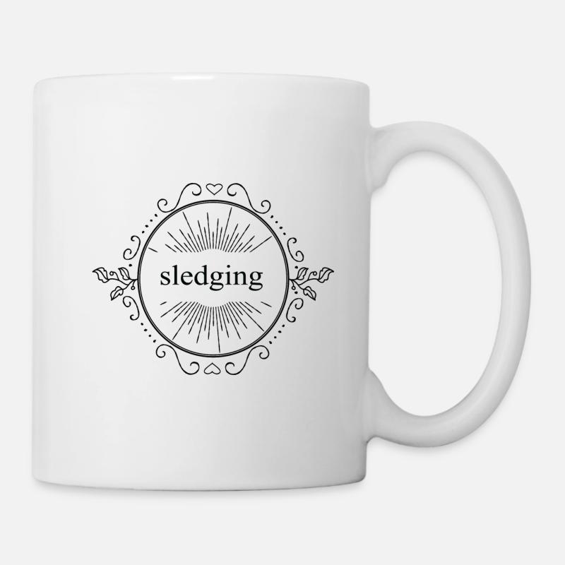 sledging - Mug - white