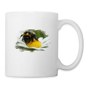 Hummeln gehört zu den Wildbienen - Tasse - Weiß - Rechts