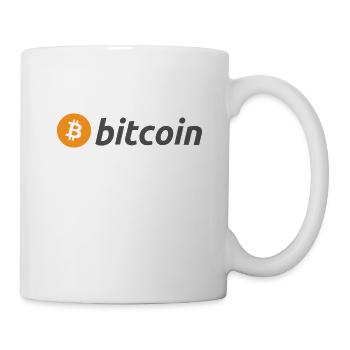 Logo BTC – Symbole Bitcoin - Mug blanc - blanc - Droite