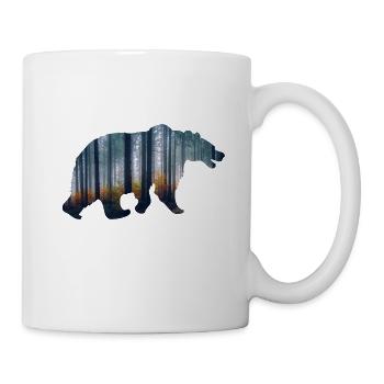 Bear Nature Forest Forest Dwellers Forests Idée cadeau - Mug blanc - blanc - Droite