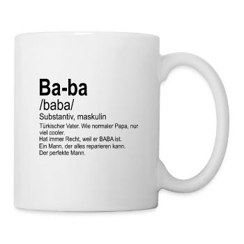 Türkischer Baba | Vatertagsgeschenk EN IYI BABA - Tasse - Weiß - Rechts