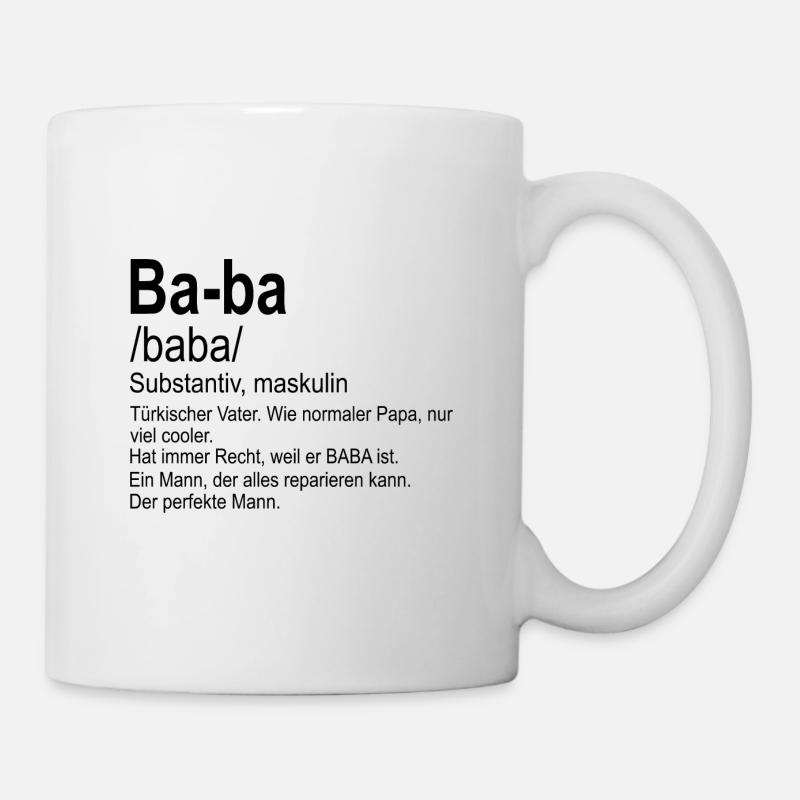 Türkischer Baba | Vatertagsgeschenk EN IYI BABA - Tasse - Weiß