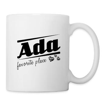 Ada, Alabama - Favorite place with city names - Mug - white - Right