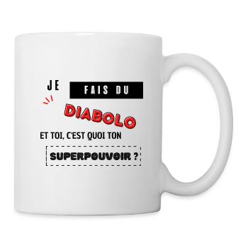 Cadeau humour diabolo cirque passion drôle - Mug blanc - blanc - Droite