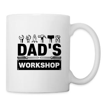 Papa Père Papa Cadeau - Mug blanc - blanc - Droite