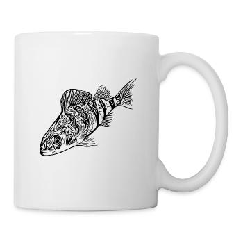 Perch Fish Design for Predatory Fish Anglers - Mug - white - Right