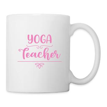 Professeur de Yoga Cadeau Namaste Méditation École de Yoga - Mug blanc - blanc - Droite