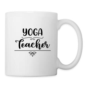 Professeur de Yoga Cadeau Namaste Méditation École de Yoga - Mug blanc - blanc - Droite
