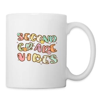 Second Grade Vibes - Back to School - Mug - white - Right