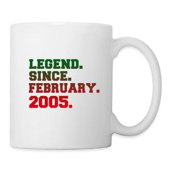 Legends born in February - Mug - white - Right