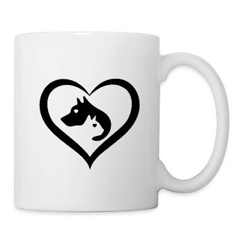 MY LOVE CAT DOG - Tasse - Weiß - Rechts