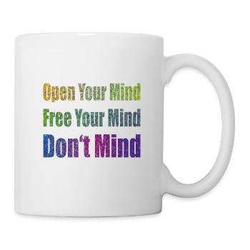 Don't Mind - Tasse - Weiß - Rechts