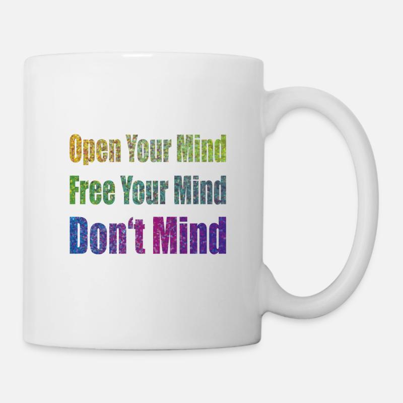 Don't Mind - Tasse - Weiß