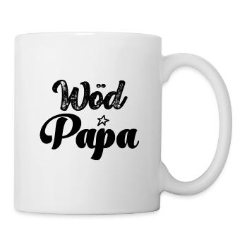 Wöd Papa Toller Papa Österreich Vatertag Vater - Tasse - Weiß - Rechts