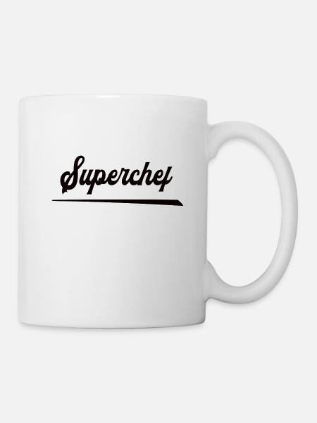 Superchef bester Chef Lieblingschef Meister - Tasse - Weiß