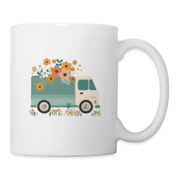 Ramasser une fleur 3 - Mug blanc - blanc - Droite