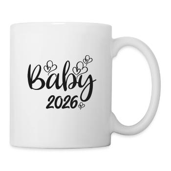 Baby 2026 you're going to announce daddy pregnancy - Mug - white - Right