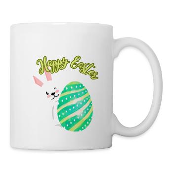 Frohe Ostern - Tasse - Weiß - Rechts