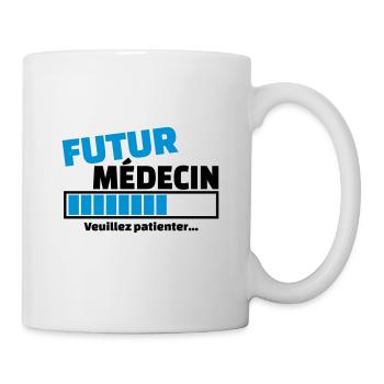 futur médecin - Mug blanc - blanc - Droite