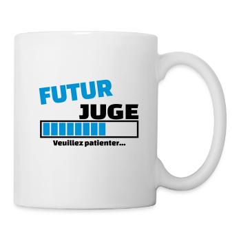 futur juge - Mug blanc - blanc - Droite