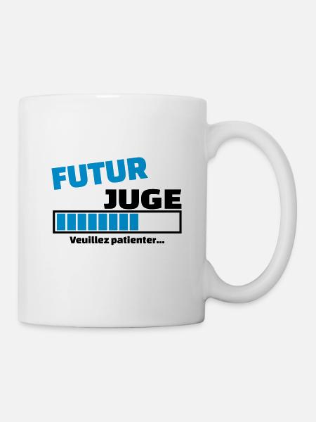 futur juge - Mug blanc - blanc