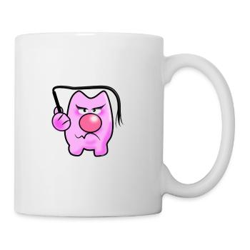 Peitschen Schwein - Tasse - Weiß - Rechts