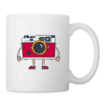 Camera cameraman photography - Mug - white - Right