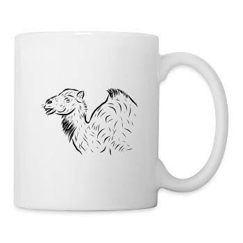 Chameau - Mug blanc - blanc - Droite