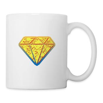 Money Cash Earn Rich Dollars Euro - Mug - white - Right
