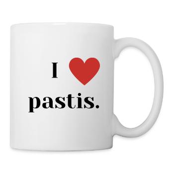 I love pastis - Mug blanc - blanc - Droite