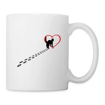 Cat in the Heart - Mug - white - Right