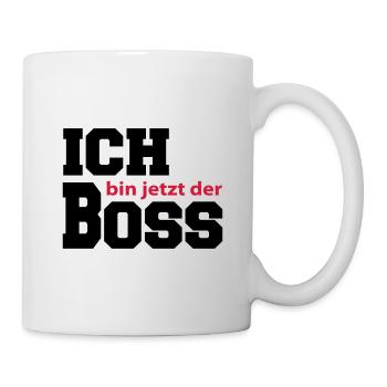 Baby Kinder Ich bin der Boss Chef - Tasse - Weiß - Rechts