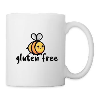 "Gluten Free" (Gluten-free) Bee - Mug - white - Right