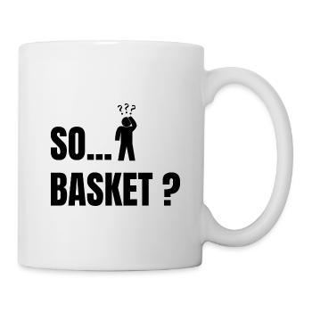 Gift basketball basketball funny sport passion - Mug - white - Right