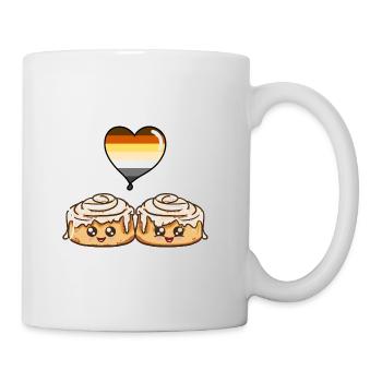 Cinnamon Roll Couple Gay Bear Pride - Mug - white - Right