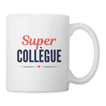 Super collègue cadeau collègue humour bureau - Mug blanc - blanc - Droite