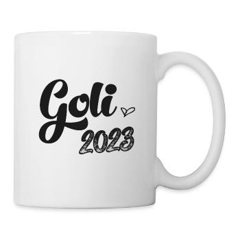 Möchtest du meine Goli sein Patentante Österreich - Tasse - Weiß - Rechts