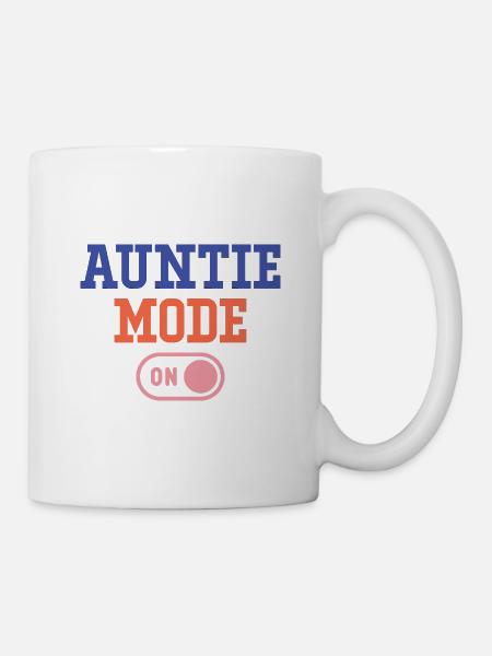 Auntie Mode On Funny Auntie Quote - Mug - white