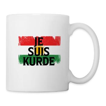 Je Suis Kurde Biji Kurdistan - Tasse - Weiß - Rechts