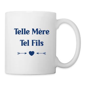 Telle mère tel fils - Mug blanc - blanc - Droite