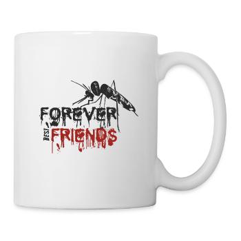 Forever best friends / Mücke | Fun-Shirt - Tasse - Weiß - Rechts
