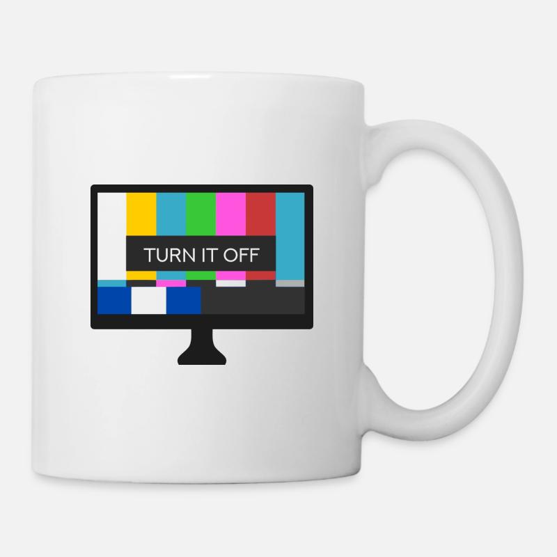 TV - Tasse - Weiß