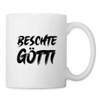 Beschte Götti uf da Welt bescht Götti Schweiz - Tasse - Weiß - Rechts